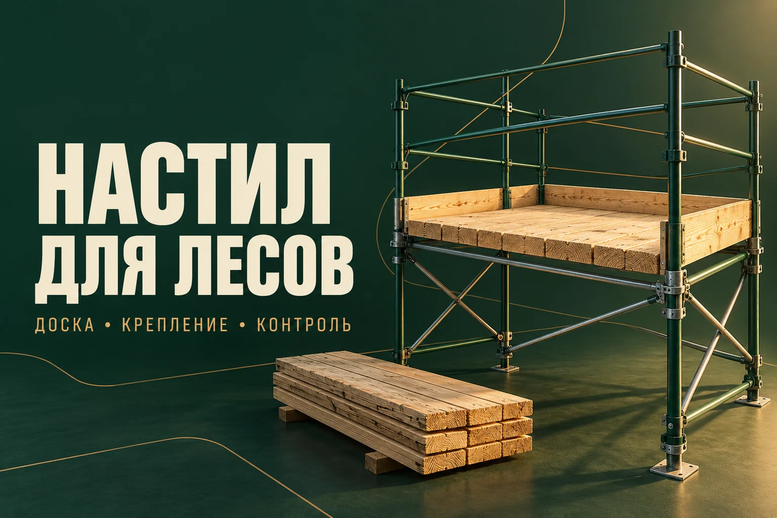 Настил для лесов