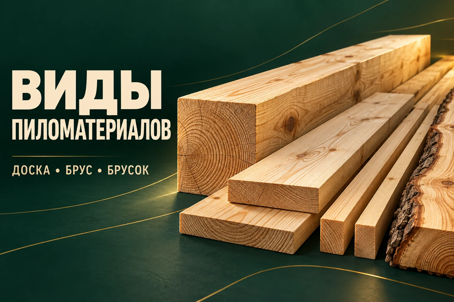 Рендер доски, бруса, бруска и необрезного пиломатериала